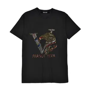 Barato águia padrão spangular de transferência de calor impressão de ferro na camiseta