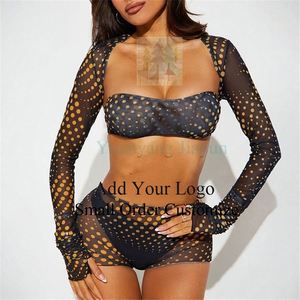 Wholesale <strong>See</strong>-Through Mesh Underwear Set Sexy Breathable <strong>Thin</strong> Lingerie - Product Image 4