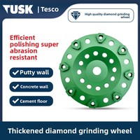 Meule diamantée 180mm pour ciment béton sol marbre polissage mur polissage métal agent de liaison pour ébavurage