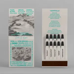 प्रमोशन उपहार के रूप में हॉट सेल माचिस मिलान कस्टम पेपर बुक माचिस रंग ब्राउन पेपर पतला माचिस अनुकूलित किया जा सकता है