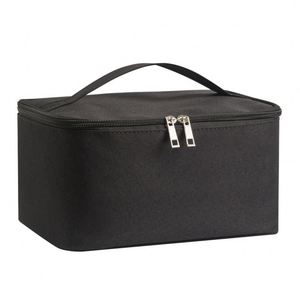 Sac de rangement cosmétique de voyage grande capacité en tissu Oxford avec fermeture éclair, durable et élégant, motif bonbons, imperméable - Product Image 3