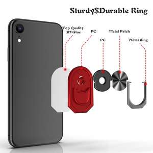 울트라 슬림 전화 홀더 링 킥 스탠드 접이식 전화 스탠드 핸드폰 홀더 아이폰 삼성 Xiaomi 화웨이 OPPO - Product Image 5