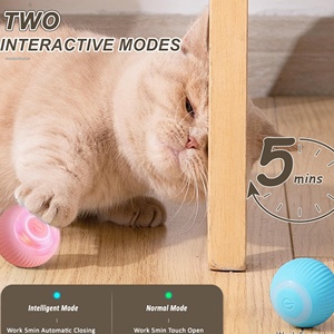 Jouets interactifs pour l'entraînement des chats, jouets à catnip auto-mobils, balle électrique pour animaux de compagnie, balle roulante automatique, jouets intelligents pour chats - Product Image 3