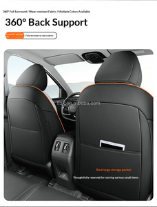 Fundas de Asiento de Coche Personalizadas de Alta Densidad en Negro para <span class=keywords><strong>Hyundai</strong></span> <span class=keywords><strong>Tucson</strong></span> L 2021-<span class=keywords><strong>2023</strong></span>, Impermeables, para Todas las Estaciones, Accesorios Interiores de Cobertura Total - Product Image 5
