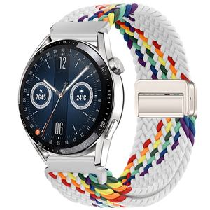 Bracelets de montre intelligente de luxe Millet WatchS4/N4 avec nylon tissé 22 mm, boucle magnétique, couleur 2, bracelets - Product Image 4