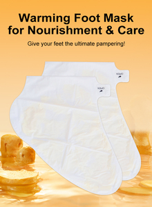 Masque Chauffant Auto-Activant pour les Pieds au Gingembre et aux Herbes, Nourrissant, Hydratant et Adoucissant, 2 Paires, Vente en Gros, OEM - Product Image 3