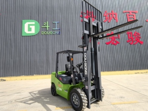 Yüksek kaliteli DOUGONG CPD Mini elektrikli forkliftler 48V 1-5 Ton lityum-iyon pil CE/ISO9001 sertifikalı rekabetçi pil fiyatı - Product Image 4