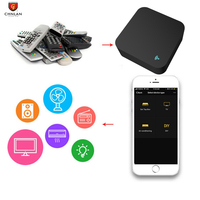 Télécommande universelle intelligente Wi-Fi Tuya avec contrôle vocal Alexa Google et blaster infrarouge pour TV, climatiseur et ventilateur, compatible Smart Life APP