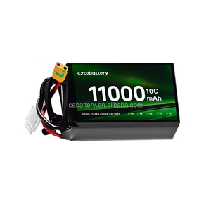แบตเตอรี่ลิเธียมไอออนแบบกึ่งแข็ง CE 11000mah 6S12S 11Ah 4.45V สำหรับโดรน แบตเตอรี่ Li-ion 11000mah - Product Image 1