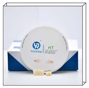 Yucera บล็อกพลอยเทียมสีขาว HT 98มม.,แผ่นเซอร์โคเนียวัสดุสิ้นเปลืองสำหรับทันตกรรมแล็บ - Product Image 5