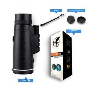 Telescopio de teléfono móvil para exteriores de alta potencia <span class=keywords><strong>40X60</strong></span> de alta definición Monocular de visión nocturna de plástico de 50mm para condiciones de poca luz - Product Image 5