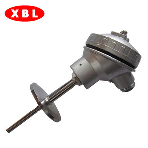 J Loại Cặp Nhiệt điện WRN-330 với mặt bích và 1/2 "NPT Thread, bao gồm máy phát nhiệt độ - Product Image 3