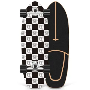 Paling Populer langsung grosir murah 30 inci Skateboard 4 roda Maple Skateboard papan luncur