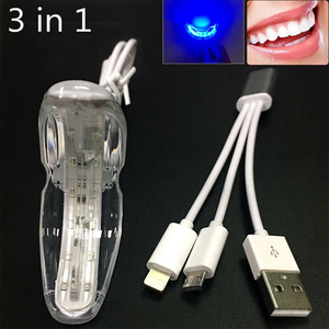 Accesorio de Luz Blanqueadora de Dientes USB Multiusos, Conexión a Teléfono Inteligente iPhone, Cuidado Bucal - Product Image 6