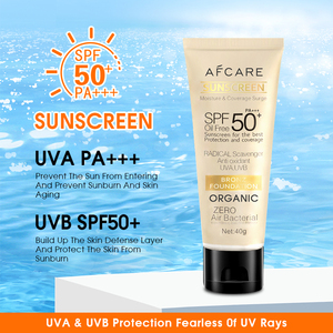 Crema solare leggera per il corpo e per il viso senza solfato idratante e minerale Centella vegana senza olio - Product Image 2