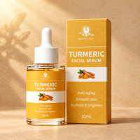 Sérum Visage Hydratant Anti-Âge au Curcuma et Acide Hyaluronique, Vitamine C, Éclat et Lissage de la Peau - Vente en Gros - Fabricant et Fournisseur