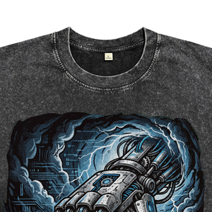 Camisetas Transpirables de Alta Calidad con Tecnología Futura para Hombre, Venta al Por Mayor 2026, Tela con Textura Personalizada, Cuello Redondo, Manga Corta - Product Image 3