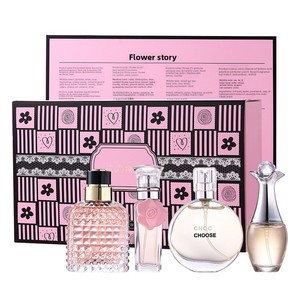 Set di Quattro Profumi da Donna Floral Tales, Formato Regolare, True Self Encounter, Fragranza a Lunga Durata, Confezione Regalo, Modello Zhejiang F274 - Product Image 3