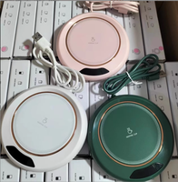 Sous-verre chauffant USB intelligent à température constante, 3 réglages de température, pour thé, lait, eau, bureau