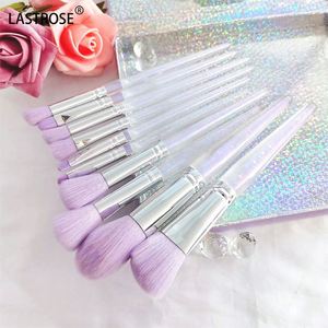 Manufacturers Wholesale 10 Pieces Makeup Brushes in Barrels Convenient Set Eye Shadow Eyebrow Brush Facial Makeup Brushes - Product Image 3