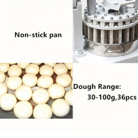 Diviseuse-rondeuse de pâte manuelle commerciale verticale 36 pièces 30-120g/pièce 144 pièces/min