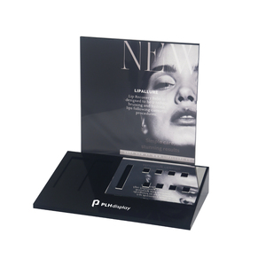 Mạnh mẽ cái nhìn sang trọng Countertop Gương bề mặt hiển thị biểu tượng tùy chỉnh <span class=keywords><strong>Acrylic</strong></span> tùy chỉnh trang điểm hiển thị đứng mỹ phẩm hiển thị - Product Image 3