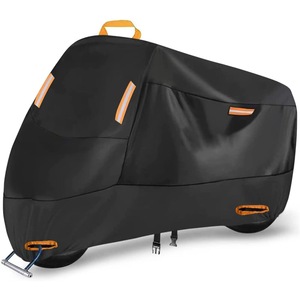 Stock listo, entrega rápida 210d, gran oferta, cubierta <span class=keywords><strong>para</strong></span> motocicleta al aire libre, protección Uv, cubierta impermeable <span class=keywords><strong>para</strong></span> motocicleta, compatible con motocicleta de 245cm - Product Image 1