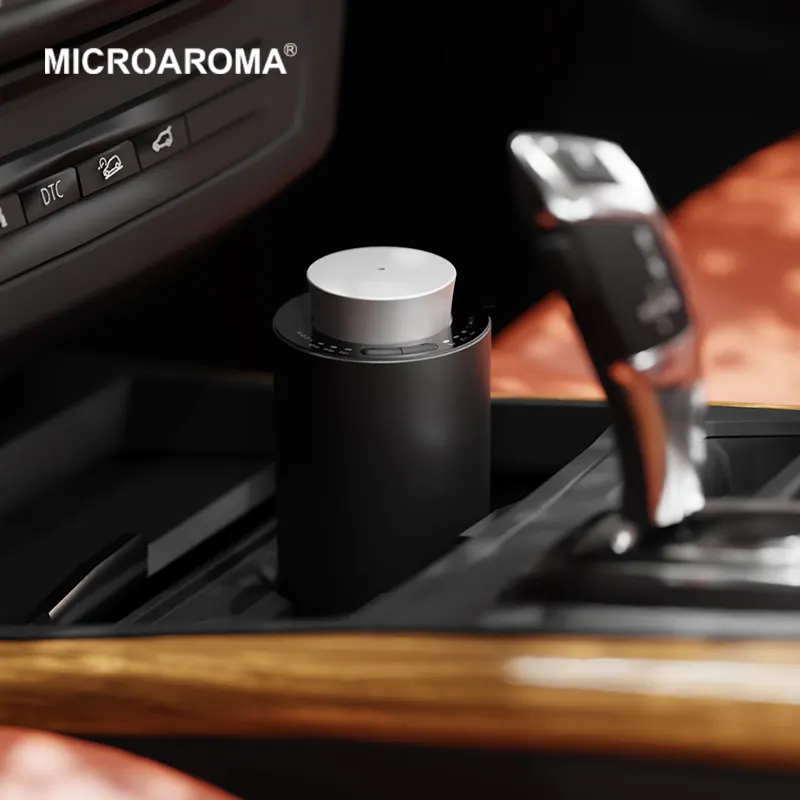 MICROAROMA 럭셔리 알루미늄 휴대용 USB 에센셜 오일 공기 향기 자동차 10ml 미니 아로마 디퓨저