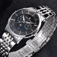 2025 Pagani Design nouveau 40MM hommes Moonphase affaires montre à Quartz 100m étanche saphir verre hommes montre à Quartz