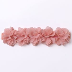 Flor corona bebé diademas venta al por mayor nuevo estilo de moda recién nacido floral cumpleaños diademas - Product Image 5