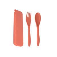 Ensemble de vaisselle jetable en plastique de 20 pièces au design moderne vente en gros de bols en paille de blé, assiettes, tasses, couteaux et cuillères pour le thé et le dîner