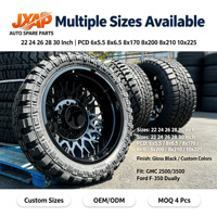 Jantes de camion forgées sur mesure JAXP Dually 6x5.5 8x6.5 8x200 8x210 8x170 10x225 22 30 pouces