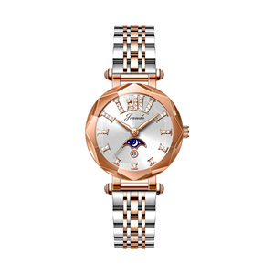 Jrande H7392L-G Thời Trang Phụ Nữ Đồng Hồ Hợp Kim Trường Hợp Thép Không Gỉ Con Trỏ Chất Lượng Cao Tùy Chỉnh Thạch Anh Chống Nước - Product Image 1