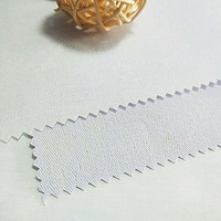 Brossé polyester coton fusible tissé pelon cravate col court entoilage tissu de polyester dur pour ceinture