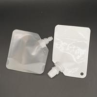 30ml 50ml 100ml 200ml Sac en plastique transparent blanc avec bec verseur pour liquide