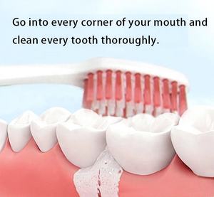 Paquete multicolor de cerdas de nailon para adultos, 5 Paquetes de cepillo de dientes personalizado, nuevo precio barato de alta calidad personalizado - Product Image 2