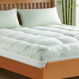 <span class=keywords><strong>Surmatelas</strong></span> en bambou en gros, <span class=keywords><strong>surmatelas</strong></span> matelassé rafraîchissant extra épais à faible MOQ, fabricant de housses de matelas lavables - Product Image 1