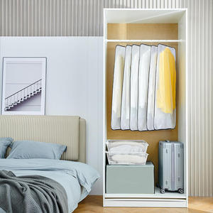 Klare hängende Kleidung Protector Bags Kleidungs stücke für die Aufbewahrung von Schränken Passend für lange Mäntel Kleider Staub mottens chutz Reiß verschluss - Product Image 6