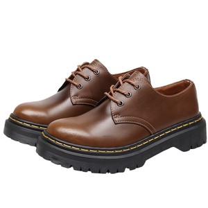 Low Cut Small Leather <strong>Shoes</strong> for Men Women Genuine Leather Crazy Horse Brown Plus Size Casual Fashion Trend Breathable - Product Image 5