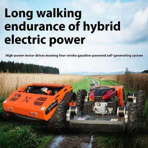 Garden 196cc 4-Stroke Intelligent Remote Control Multifunctional <b>Small</b> Lawn Mower 360-Degree Rotary Weeding Industrial - Product Image 2
