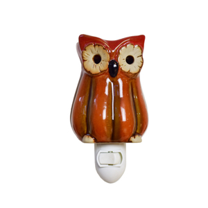 Diffuseur de cire <span class=keywords><strong>Scentsy</strong></span> en forme de hibou, à brancher, en céramique, décoration murale, lampe, brûleur à huile - Product Image 3
