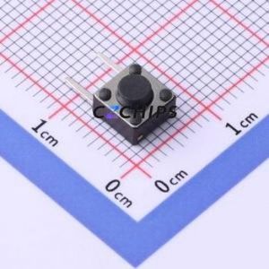 YTS1R0072ABT10 Tactile Switch SMD Switch ( Operating Force: 2.5N )( Switch Length: 6mm )( Switch Width: 6mm ) - Product Image 1