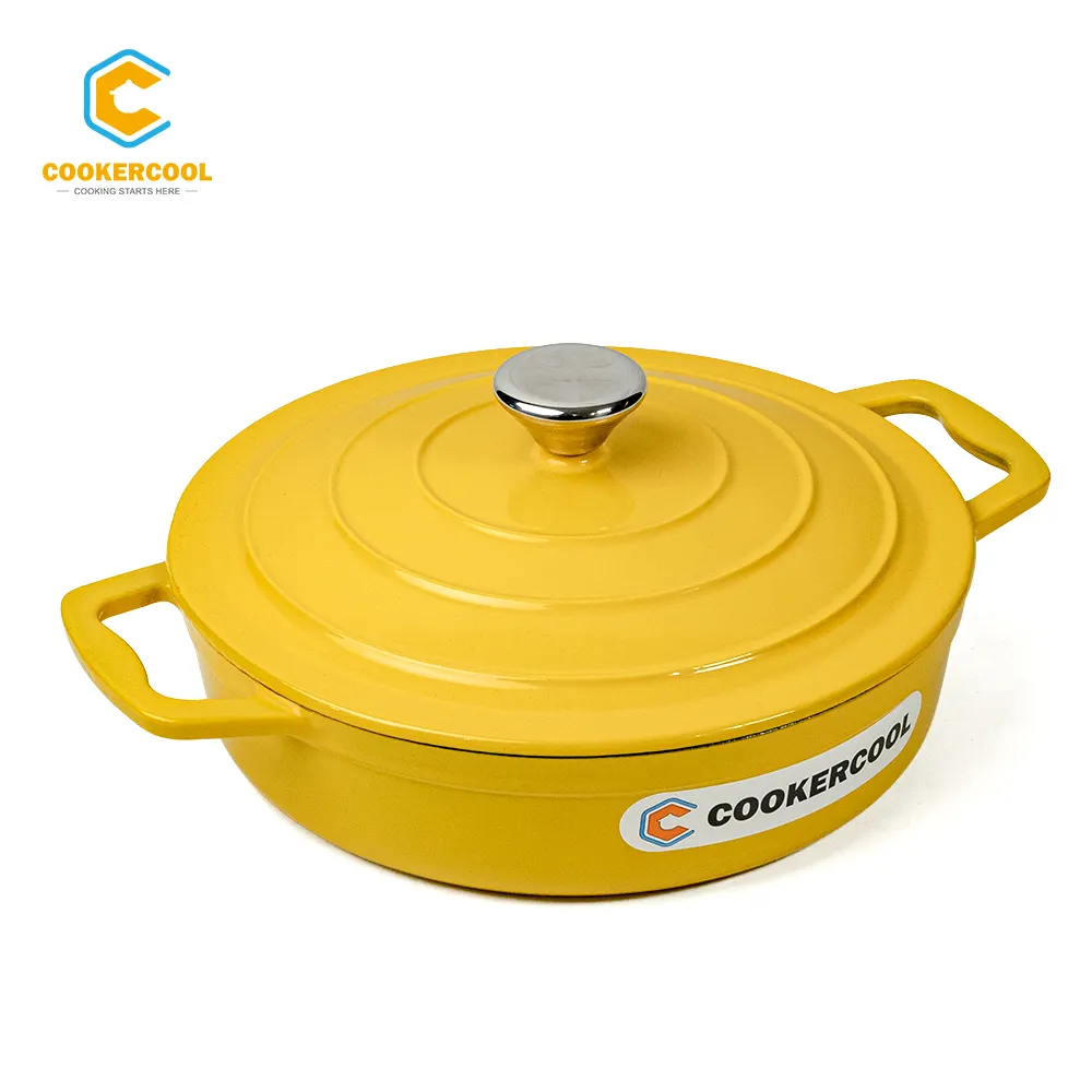 Cookercool Đồ Nấu Nướng Thương Hiệu Trên Bán Gang Đúc Màu Tráng Men Đồ Nấu Nướng Hà Lan Lò