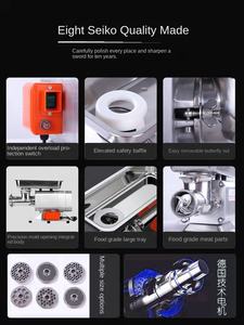 Acero inoxidable eléctrico 22 32 carnes <span class=keywords><strong>cebolla</strong></span> vegetal carne congelada <span class=keywords><strong>picadora</strong></span> molino trituradora maquinaria <span class=keywords><strong>de</strong></span> procesamiento - Product Image 2