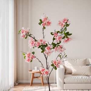 กิ่งดอกซากุระประดิษฐ์สีขาวชมพู 60 ซม. ของ CallaFloral สำหรับตกแต่งงานแต่งงานและตกแต่งบ้าน - Product Image 1