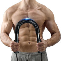 PINJIAN Appareil de musculation pratique en U, multifonctionnel et réglable, avec ressort, pour l'entraînement physique et l'expansion pectorale