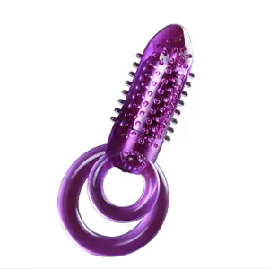 Wieder verwendbare TPE Penis Ring Dildo für Erwachsene Vibrierende Spielzeug verzögerung Ejakulation für Paar Sex aus dem Sexshop - Product Image 1