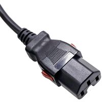 Xuanhui conducteur isolé câble d'alimentation électrique fil Iec C5 connecteur femelle C14 C13 cordon d'alimentation d'ordinateur