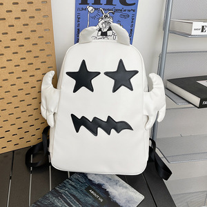 <span class=keywords><strong>Sac</strong></span> à <span class=keywords><strong>dos</strong></span> hip hop en cuir <span class=keywords><strong>noir</strong></span> Street <span class=keywords><strong>Sac</strong></span> à <span class=keywords><strong>dos</strong></span> mignon de luxe Designer Ghost <span class=keywords><strong>Face</strong></span> <span class=keywords><strong>Sac</strong></span> à <span class=keywords><strong>dos</strong></span> Fashion Lady Halloween <span class=keywords><strong>Sac</strong></span> à <span class=keywords><strong>dos</strong></span> - Product Image 4