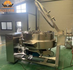 Cuisinière industrielle pour khoya / Machine à mawa |   Chauffage à vapeur/électrique 100L-600L, empêche la combustion, haute performance pour les usines de confiserie - Product Image 6